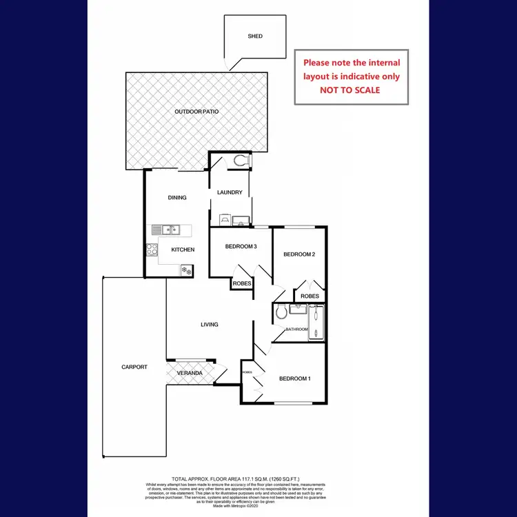 Floorplan of Homely villa listing, 28 Davesia Mews, Ferndale WA 6148