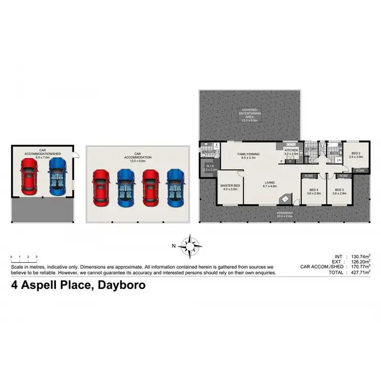 Floorplan of Homely house listing, 4 Aspel Place, Dayboro QLD 4521