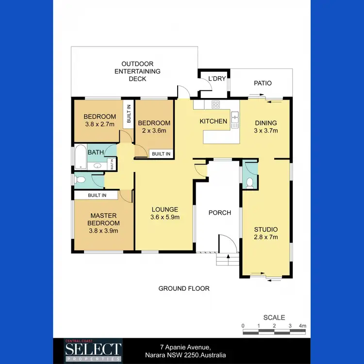 Floorplan of Homely house listing, 7 Apanie Avenue, Narara NSW 2250