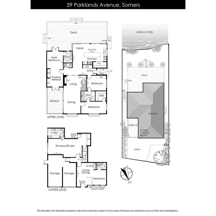 Floorplan of Homely house listing, 59 Parklands Avenue, Somers VIC 3927