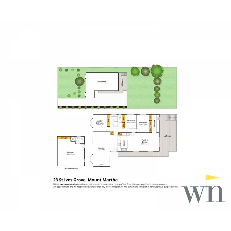 Floorplan of Homely house listing, 23 St Ives Grove, Mount Martha VIC 3934
