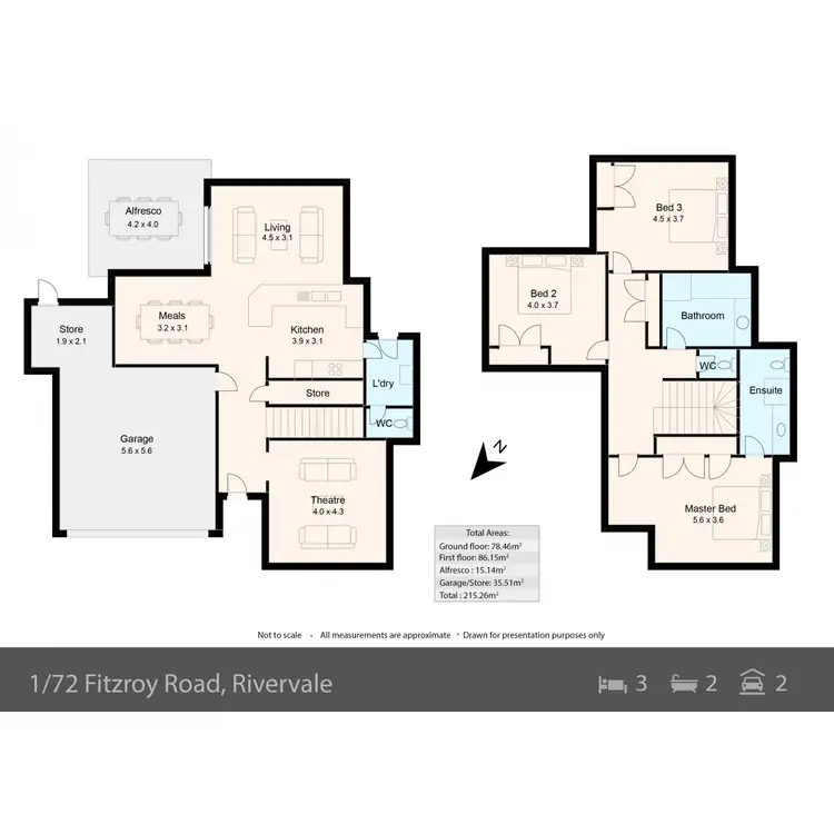 Floorplan of Homely house listing, 1/72 Fitzroy Road, Rivervale WA 6103