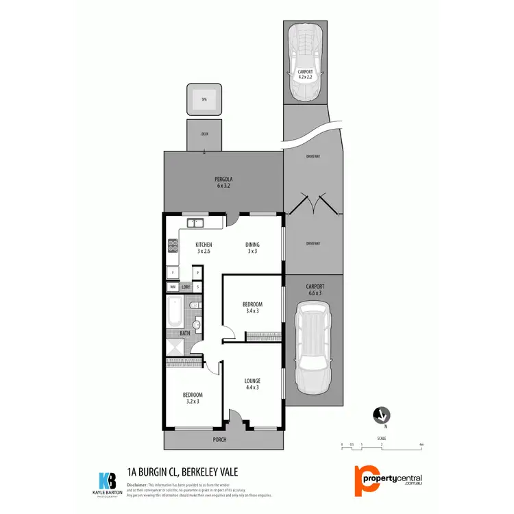 Floorplan of Homely house listing, 1A Burgin Close, Berkeley Vale NSW 2261