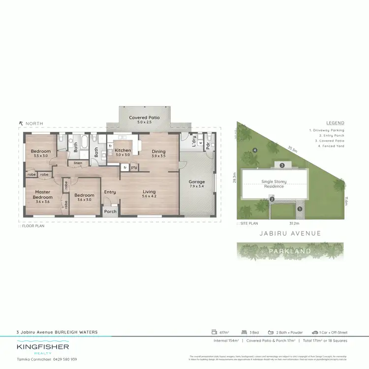 Floorplan of Homely house listing, 3 Jabiru Avenue, Burleigh Waters QLD 4220