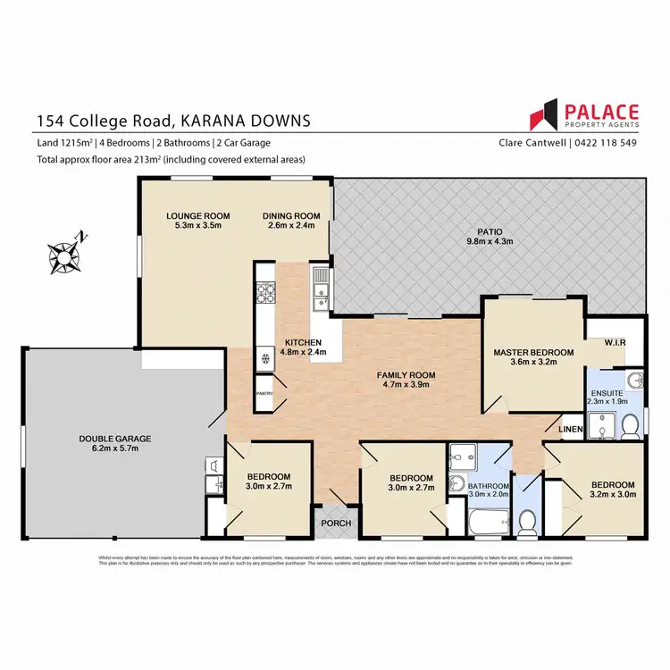 Floorplan of Homely house listing, 154 College Road, Karana Downs QLD 4306