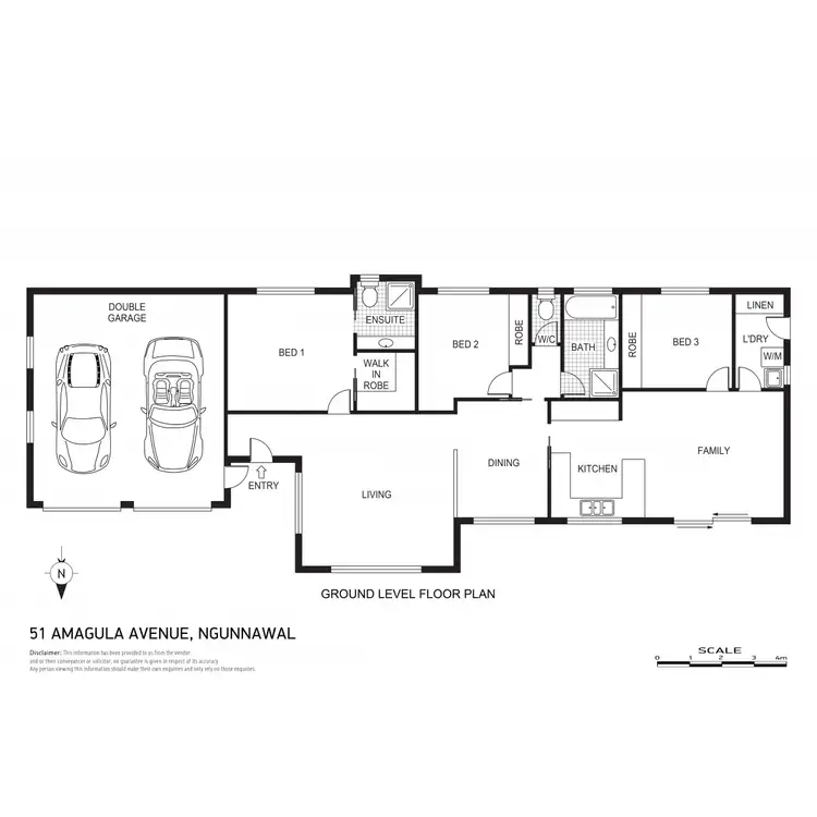 Floorplan of Homely house listing, 51 Amagula Avenue, Ngunnawal ACT 2913