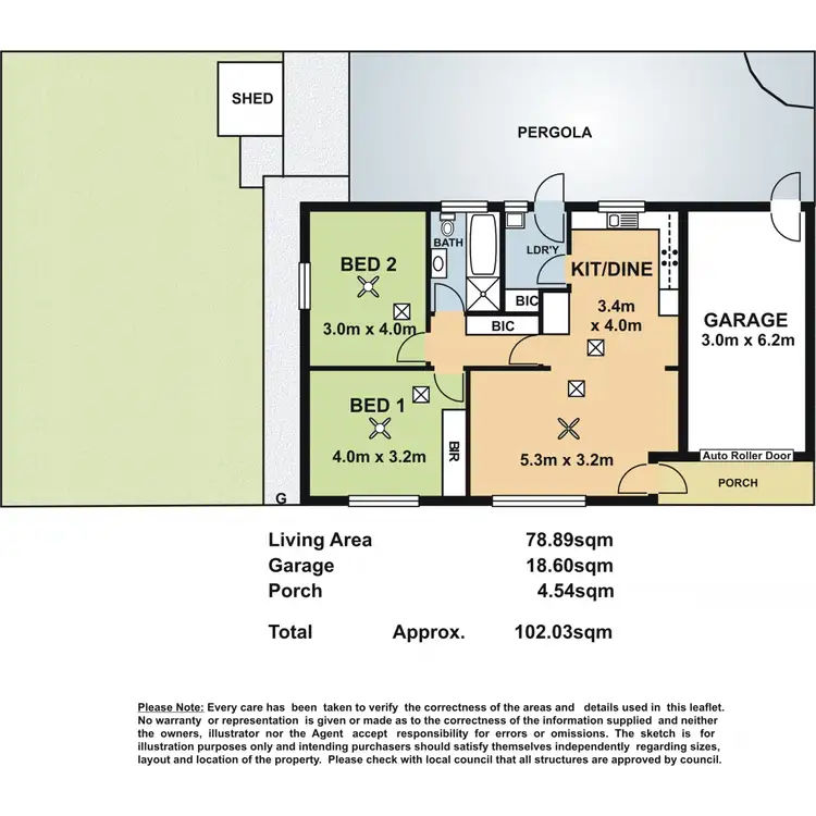 Floorplan of Homely house listing, 1/23 The Driveway, Holden Hill SA 5088