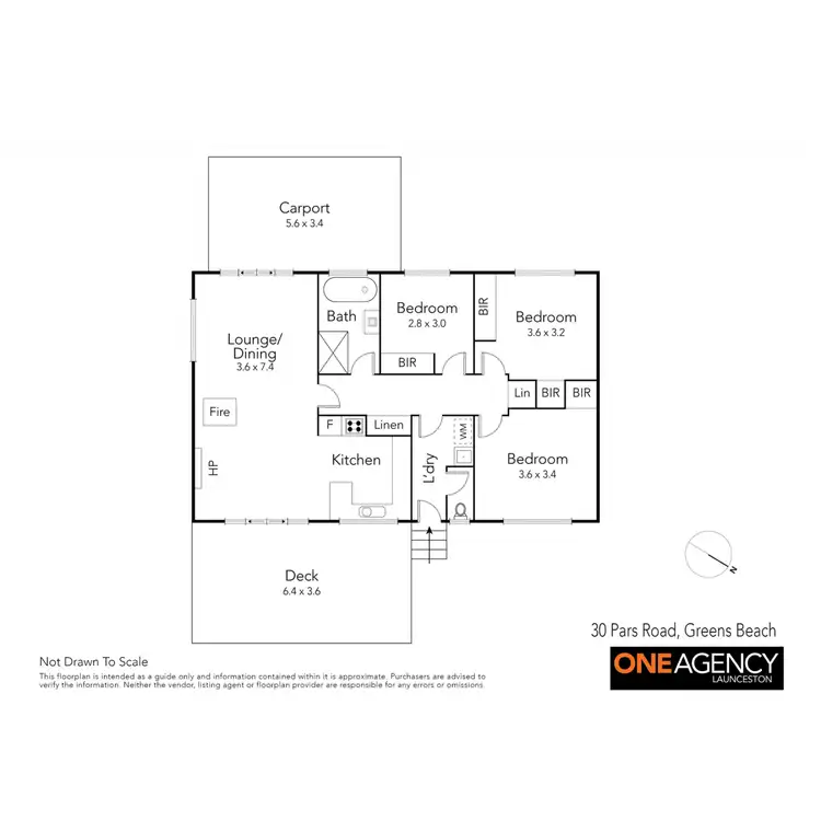 Floorplan of Homely house listing, 30 Pars Road, Greens Beach TAS 7270