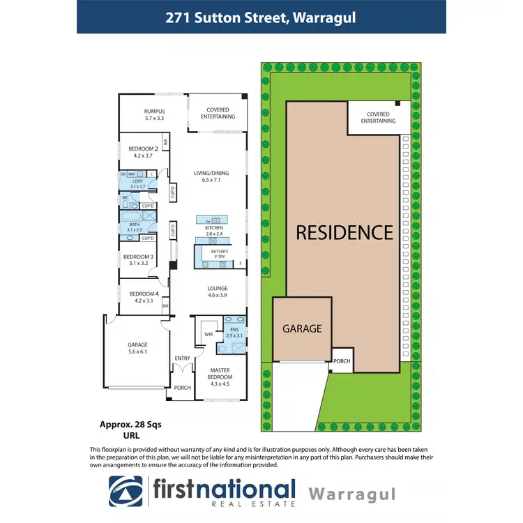 Floorplan of Homely house listing, 271 Sutton Street, Warragul VIC 3820