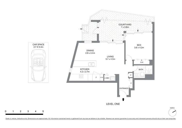 Floorplan of Homely apartment listing, 1111/12 Neild Avenue, Darlinghurst NSW 2010