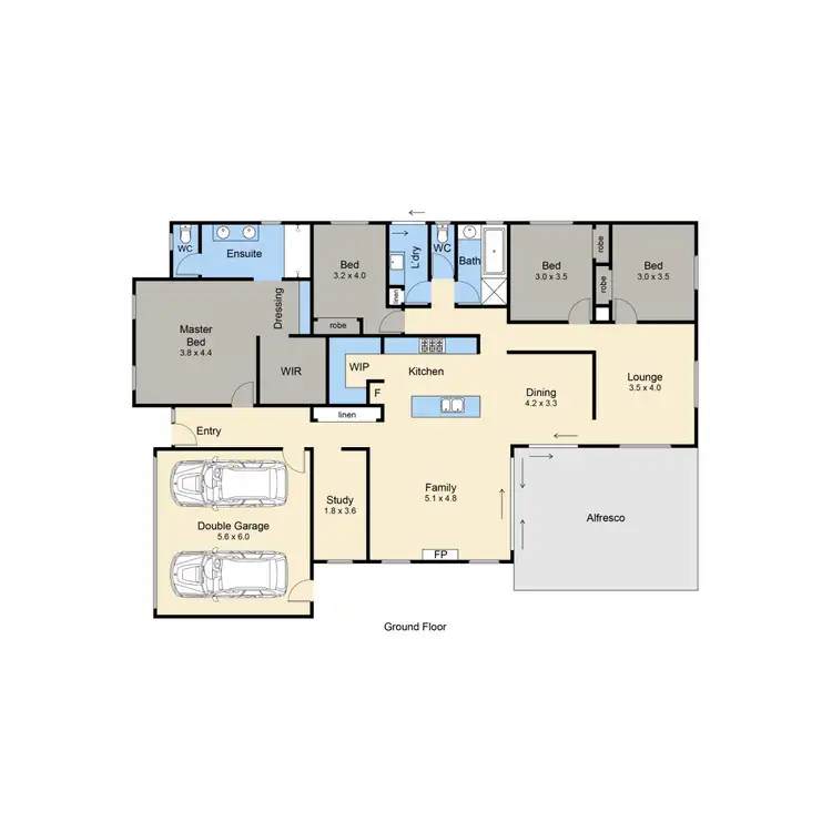 Floorplan of Homely house listing, 48 Country Club Drive, Safety Beach VIC 3936