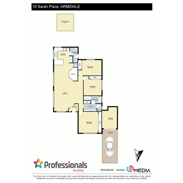 Floorplan of Homely house listing, 16 Sarah Place, Armidale NSW 2350