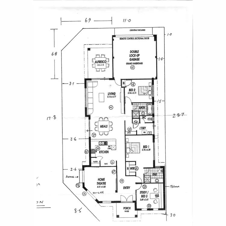 Floorplan of Homely house listing, 41 Safford Avenue, Aveley WA 6069