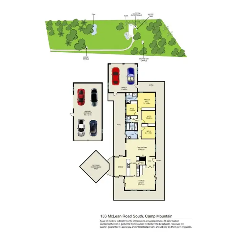 Floorplan of Homely house listing, 133 McLean Road South, Camp Mountain QLD 4520