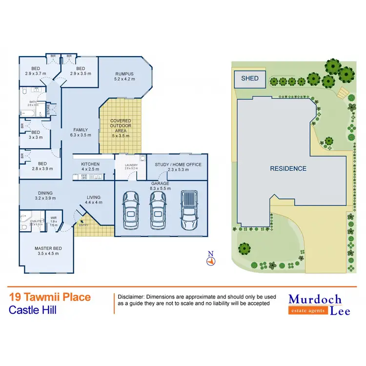 Floorplan of Homely house listing, 19 Tawmii Place, Castle Hill NSW 2154