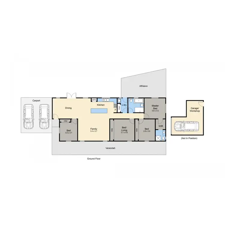 Floorplan of Homely house listing, 35 Dunstone Drive, Rosebud VIC 3939