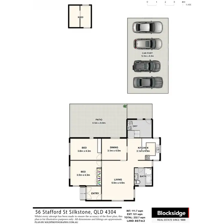 Floorplan of Homely house listing, 56 Stafford Street, Silkstone QLD 4304