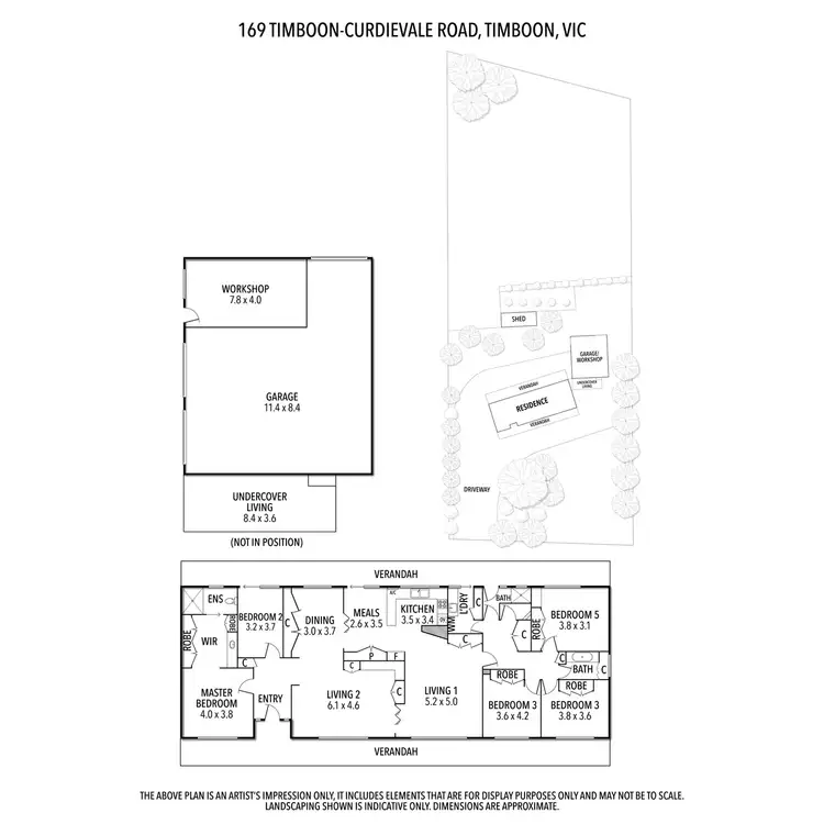Floorplan of Homely house listing, 169 Timboon - Curdievale Road, Timboon VIC 3268