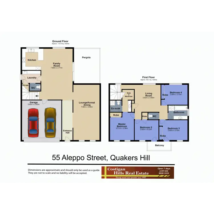 Floorplan of Homely house listing, 55 Aleppo Street, Quakers Hill NSW 2763