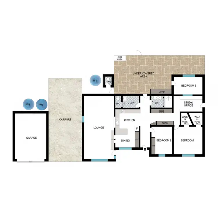 Floorplan of Homely house listing, 9 Clarke Street, Port Augusta SA 5700