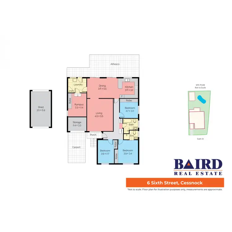 Floorplan of Homely house listing, 6 Sixth Street, Cessnock NSW 2325
