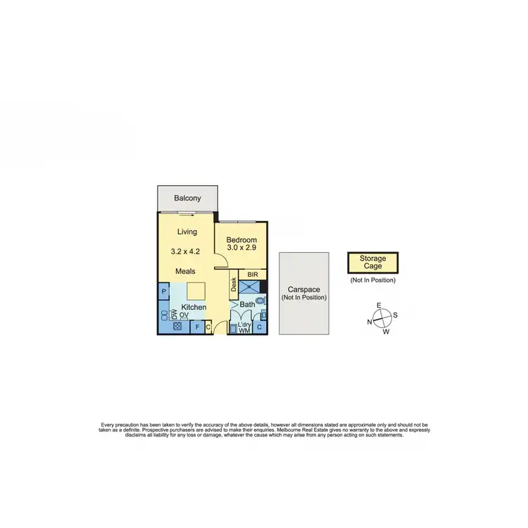 Floorplan of Homely apartment listing, 811/1 Dyer Street, Richmond VIC 3121