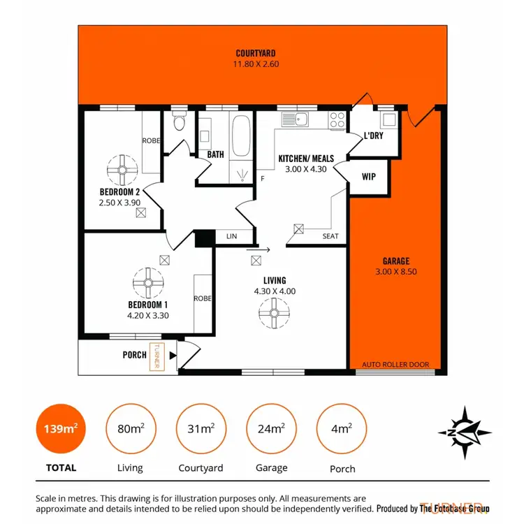 Floorplan of Homely unit listing, 2/11 Ormond Avenue, Daw Park SA 5041