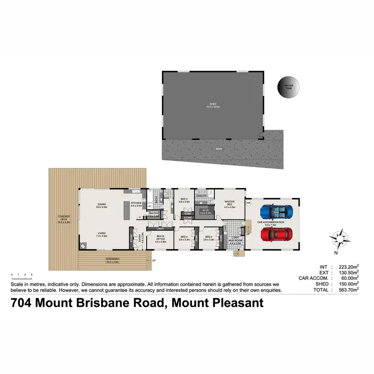 Floorplan of Homely house listing, 704 Mt Brisbane Road, Mount Pleasant QLD 4521