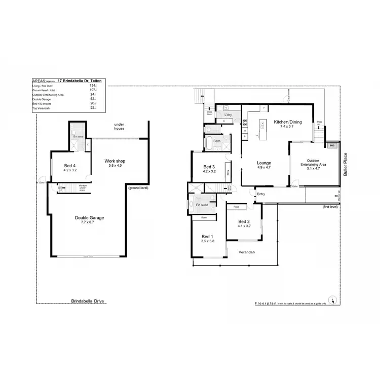 Floorplan of Homely townhouse listing, 17 Brindabella Drive, Tatton NSW 2650