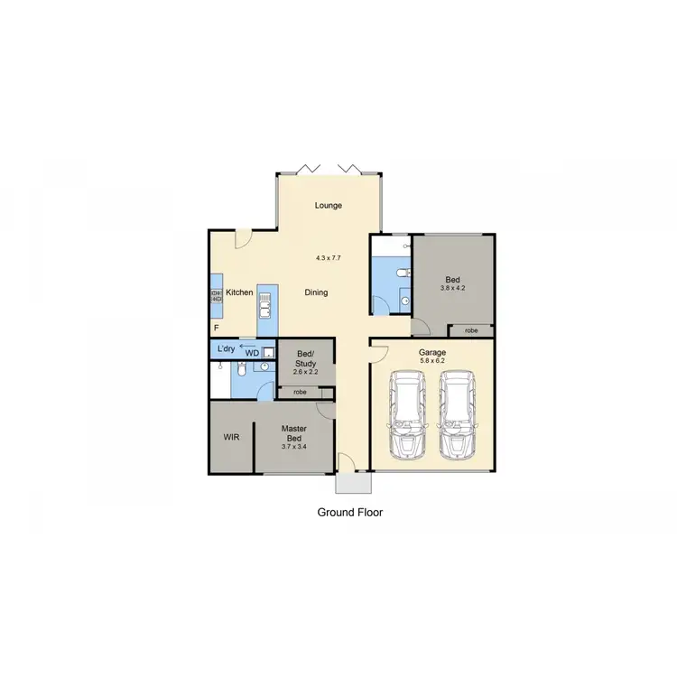 Floorplan of Homely unit listing, 3/263 Dromana Parade, Safety Beach VIC 3936