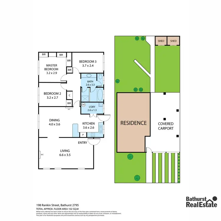 Floorplan of Homely house listing, 198 Rankin Street, Bathurst NSW 2795