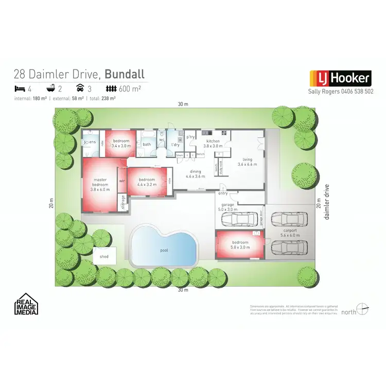 Floorplan of Homely house listing, 28 Daimler Drive, Bundall QLD 4217