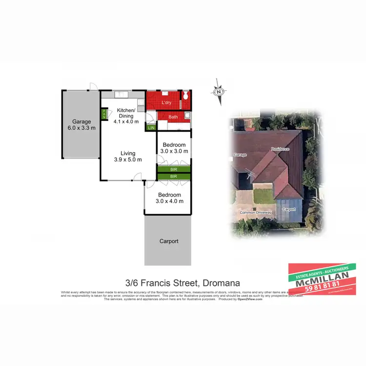 Floorplan of Homely unit listing, 3/6 Francis Street, Dromana VIC 3936
