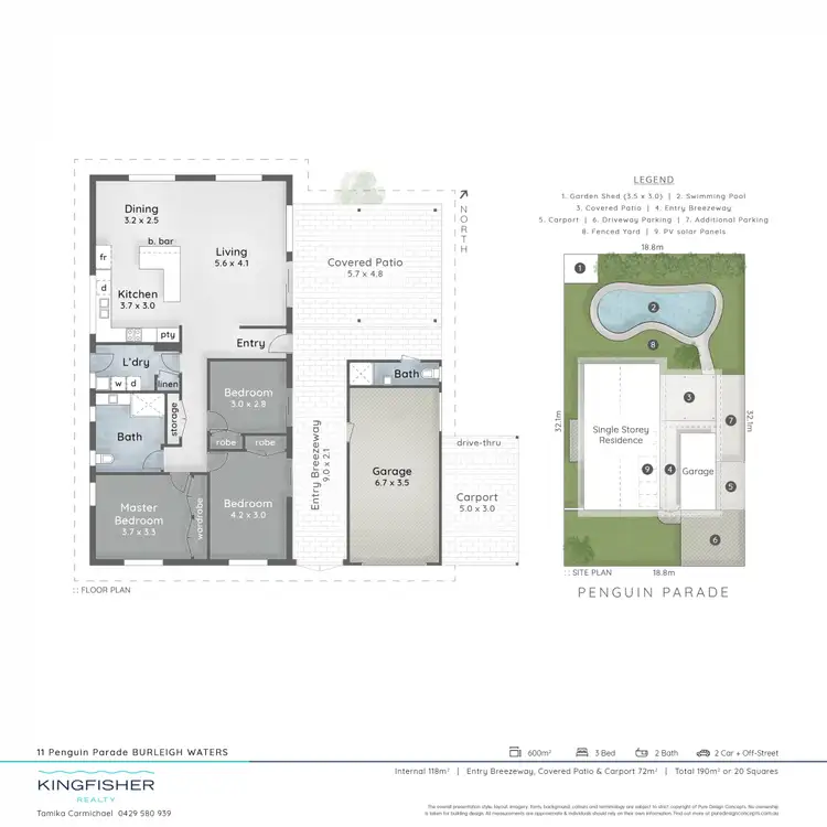 Floorplan of Homely house listing, 11 Penguin Parade, Burleigh Waters QLD 4220