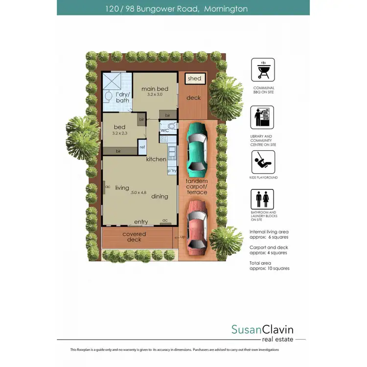 Floorplan of Homely unit listing, 120/98 Bungower Road, Mornington VIC 3931