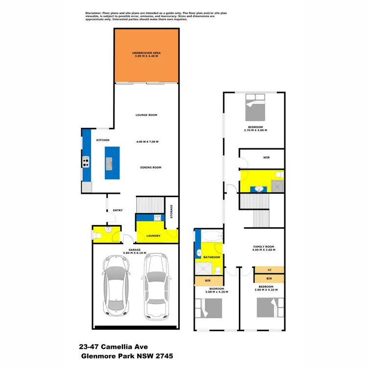 Floorplan of Homely house listing, 23/47 Camellia Avenue, Glenmore Park NSW 2745