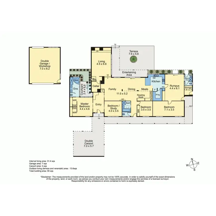 Floorplan of Homely house listing, 59 Mather Road, Mount Eliza VIC 3930