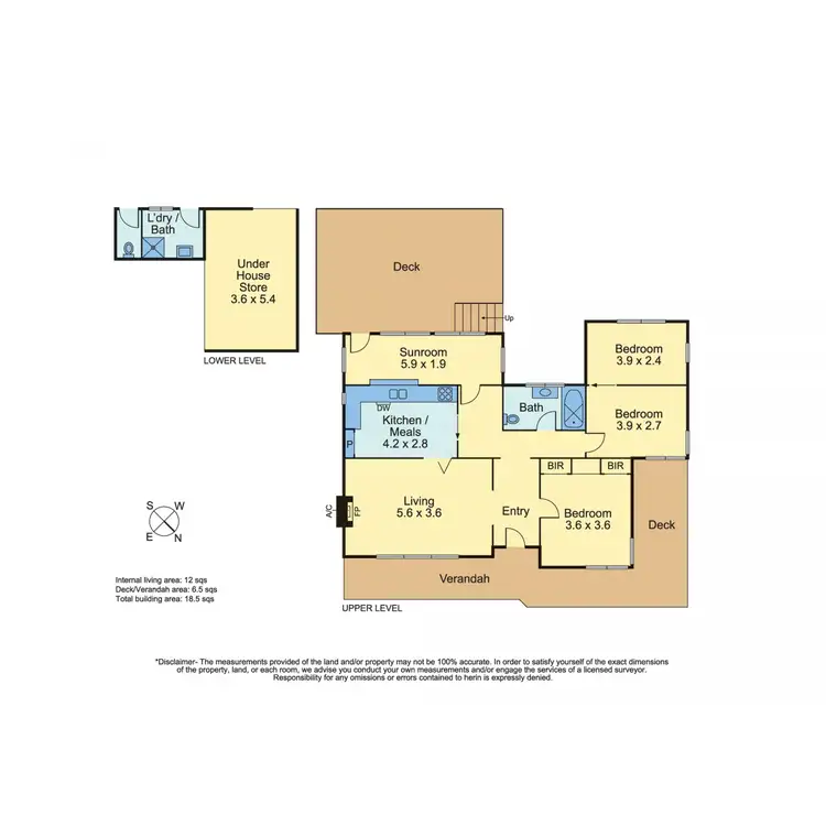 Floorplan of Homely house listing, 6 Wonga Grove, Mccrae VIC 3938
