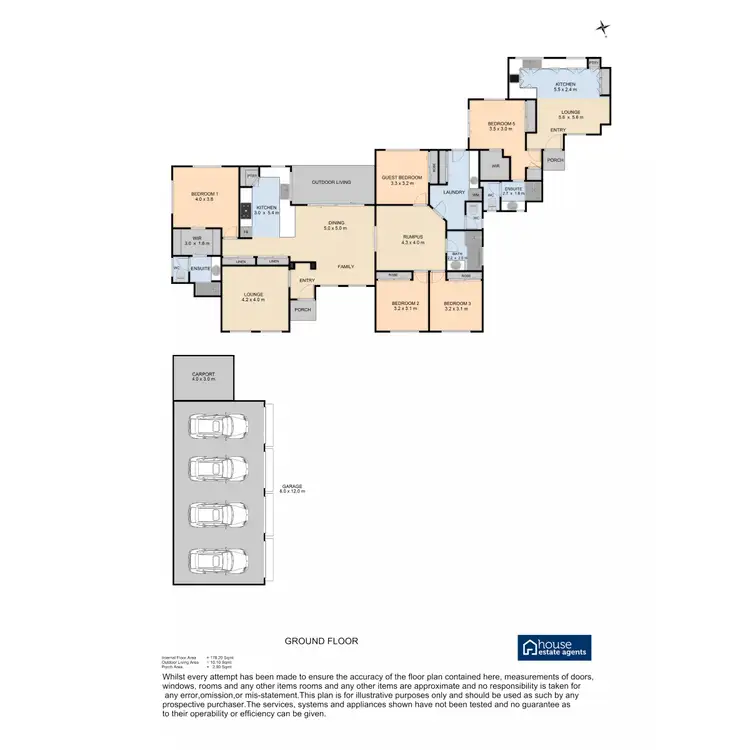 Floorplan of Homely house listing, 7 Bass Street, Cabarlah QLD 4352