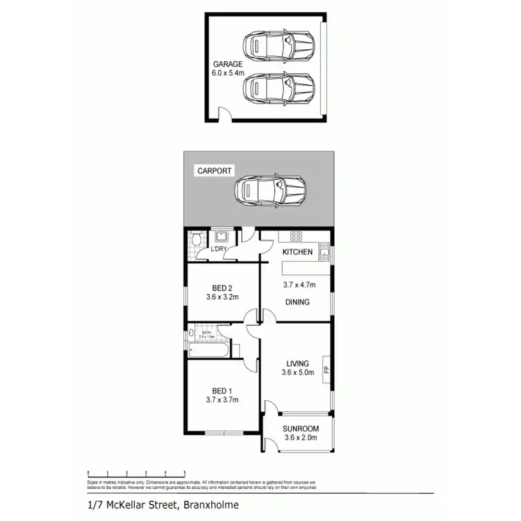 Floorplan of Homely rural property listing, 1-7 McKellar Street, Branxholme VIC 3302