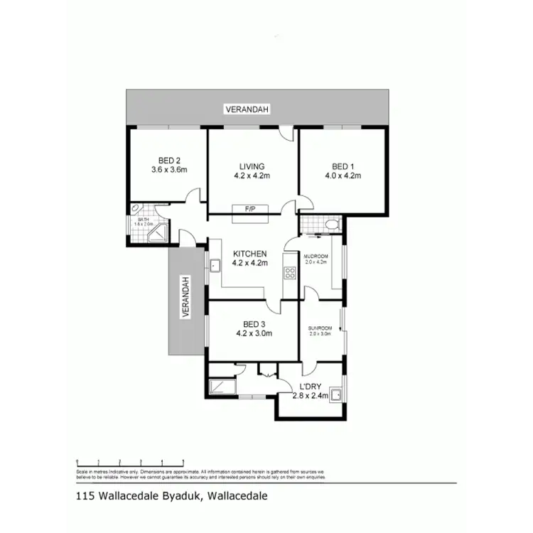 Floorplan of Homely rural property listing, 115 Wallacedale-Byaduk Road, Wallacedale VIC 3303
