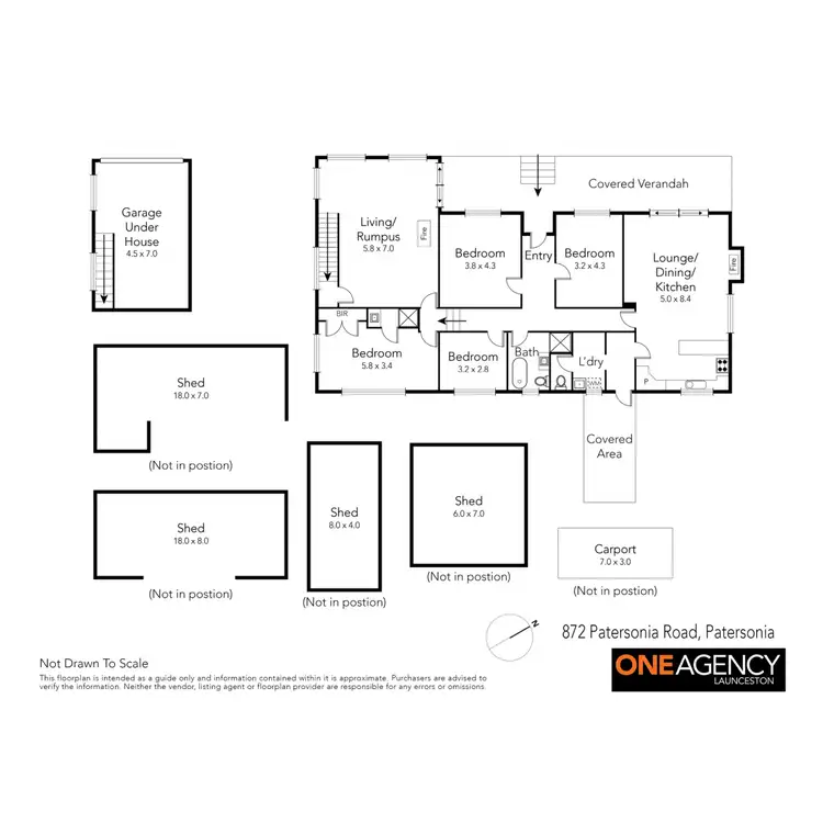 Floorplan of Homely house listing, 872 Patersonia Road, Patersonia TAS 7259