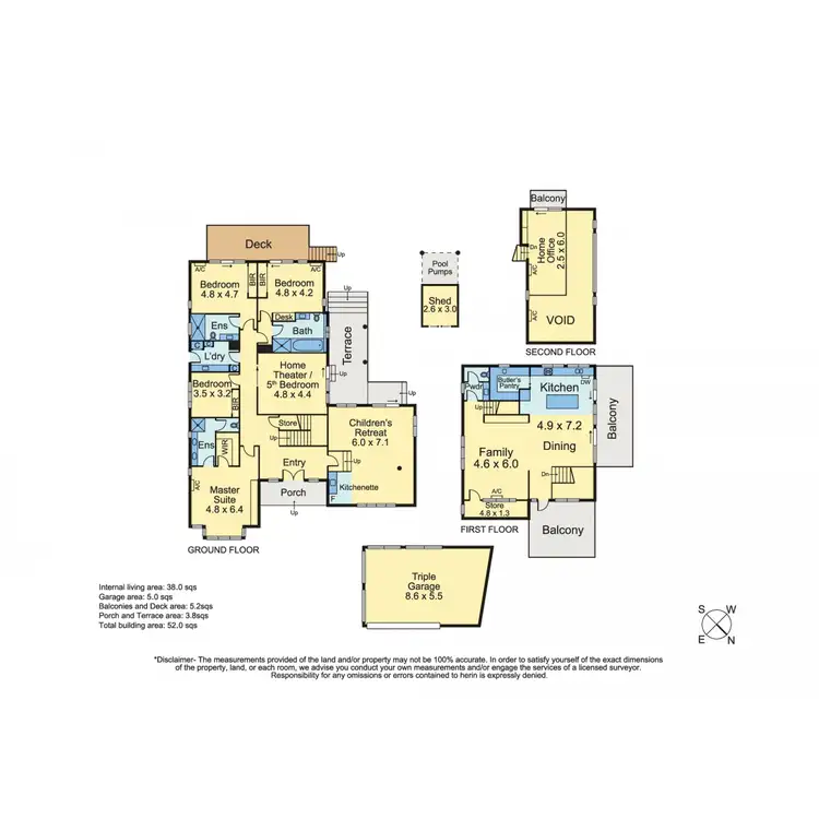 Floorplan of Homely house listing, 10 Tanti Avenue, Mornington VIC 3931