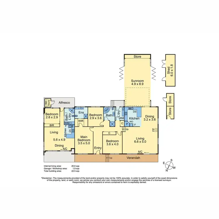 Floorplan of Homely house listing, 16 Brian Court, Mount Eliza VIC 3930
