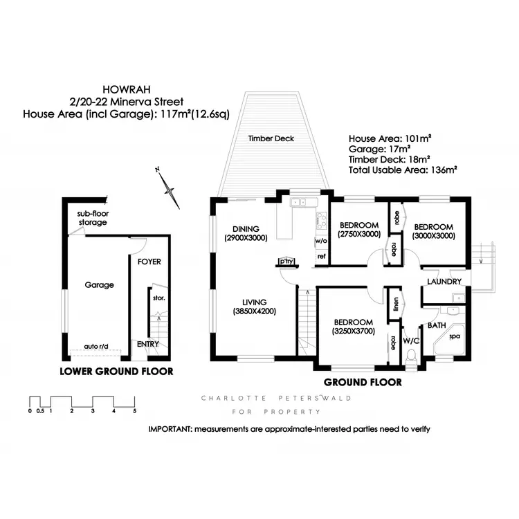 Floorplan of Homely townhouse listing, 2/20-22 Minerva Street, Howrah TAS 7018
