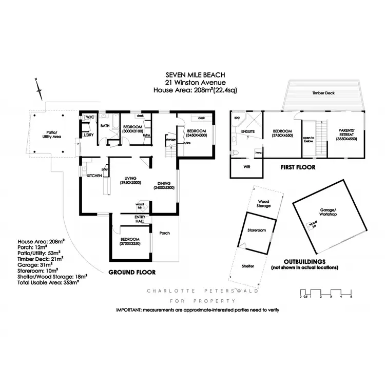 Floorplan of Homely house listing, 21 Winston Avenue, Seven Mile Beach TAS 7170