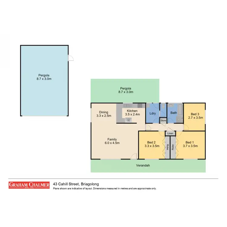 Floorplan of Homely house listing, 43 Cahill Street, Briagolong VIC 3860