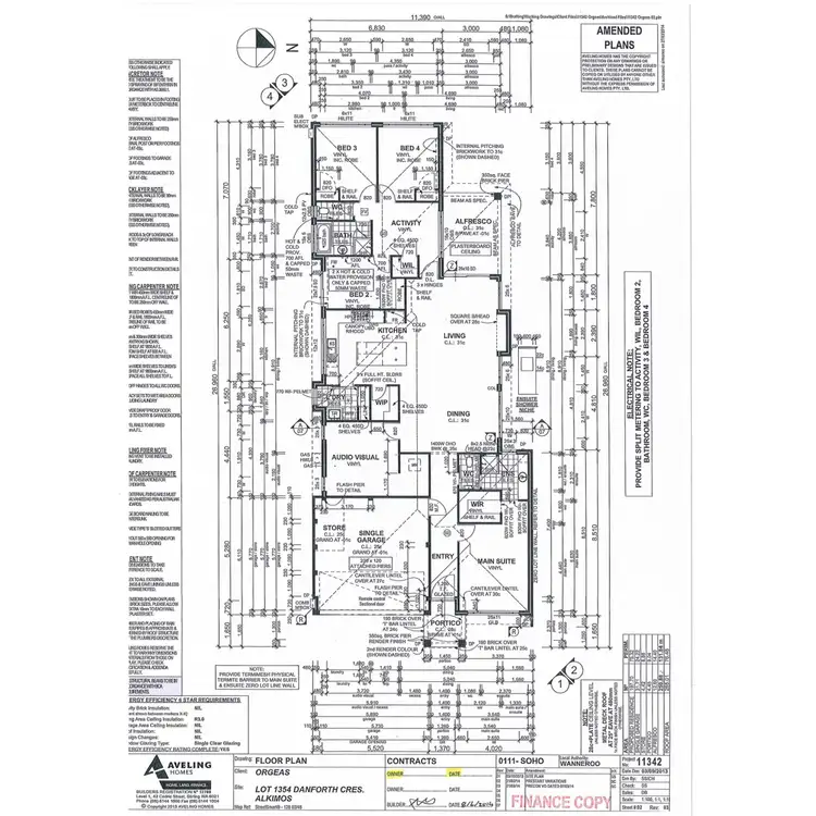 Floorplan of Homely house listing, 46 Danforth Crescent, Alkimos WA 6038