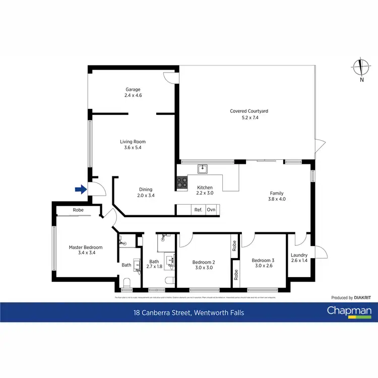Floorplan of Homely house listing, 18 Canberra Street, Wentworth Falls NSW 2782