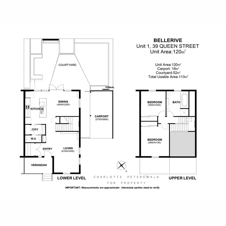 Floorplan of Homely unit listing, 1/39 Queen Street, Bellerive TAS 7018